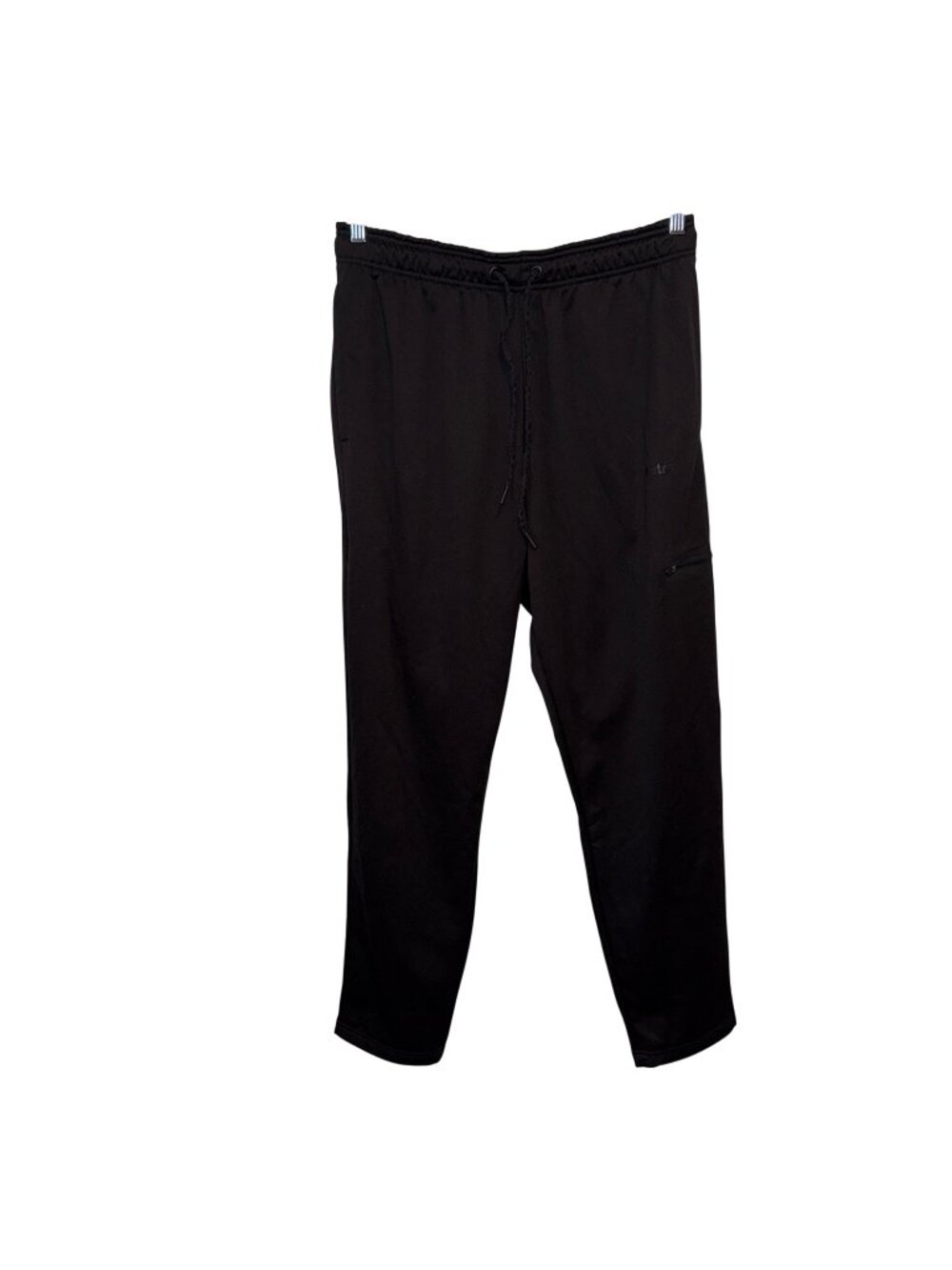 NWT Mitre Mens Black Elastic Waist Jogger Pants With Drawstring &Pocket Size L